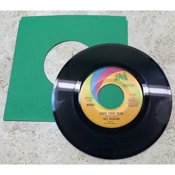 Neil Diamond Song Sung Blue Mono/Stereo 45 Pop Promo 1972 Uni 55326 - Picture 3 of 6